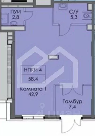 Торговая площадь в Москва Саларьево Парк жилой комплекс, 83к1 (58 м) - Фото 2