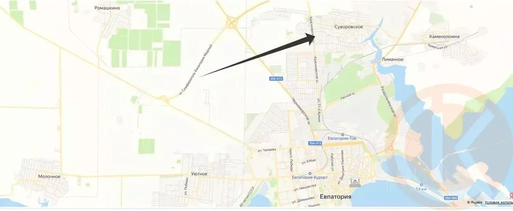 Участок в Крым, Сакский район, с. Суворовское  (6.06 сот.) - Фото 2