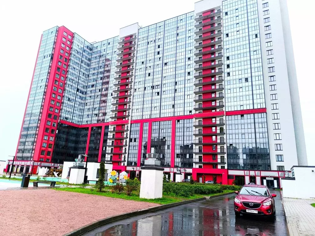 Квартира-студия: Кудрово, проспект Строителей, 16 (22.6 м) - Фото 1