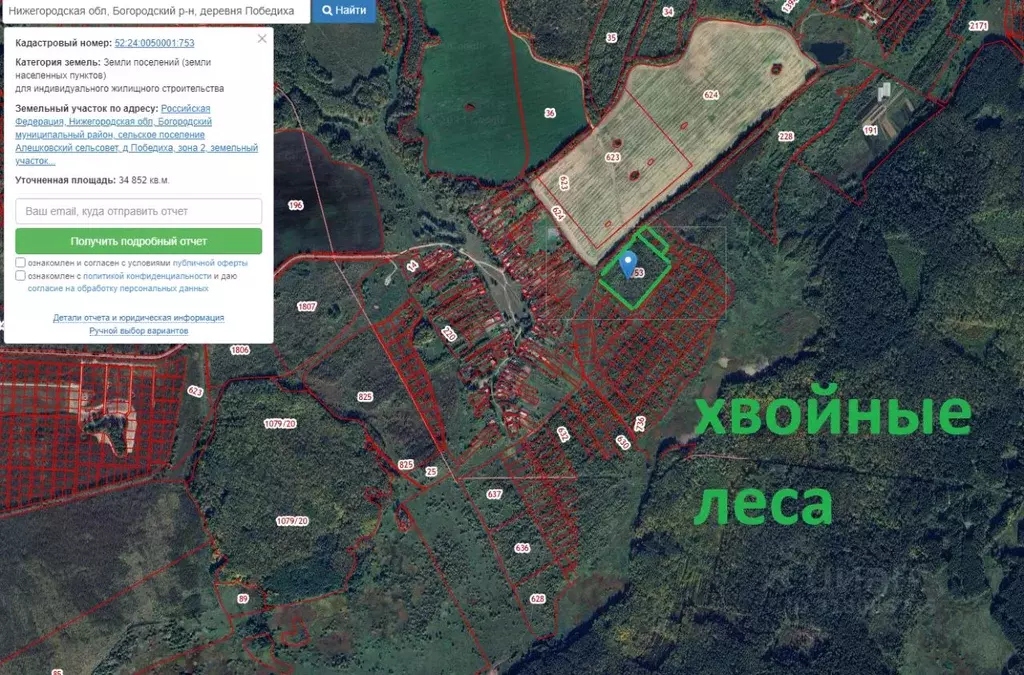 Участок в Нижегородская область, Богородский муниципальный округ, д. ... - Фото 0