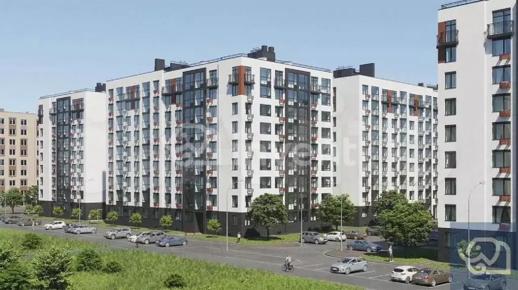 1-к. квартира, 33,9 м, 7/9 эт. - Фото 1