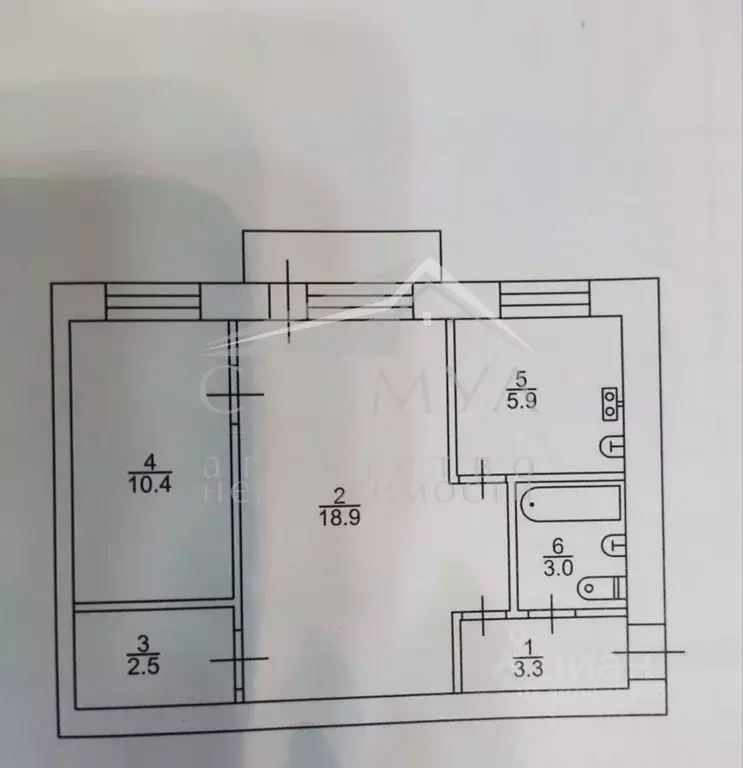 2-к кв. Саратовская область, Саратов Тверская ул., 38 (44.0 м) - Фото 2