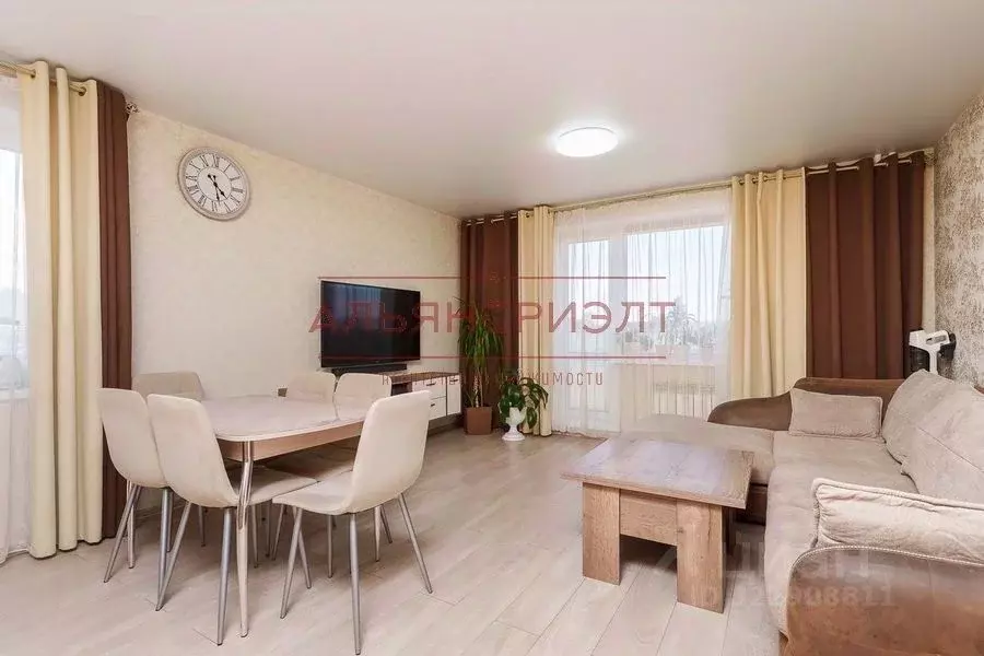 3-к кв. Новосибирская область, Новосибирск ул. Александра Чистякова, 2 ... - Фото 1