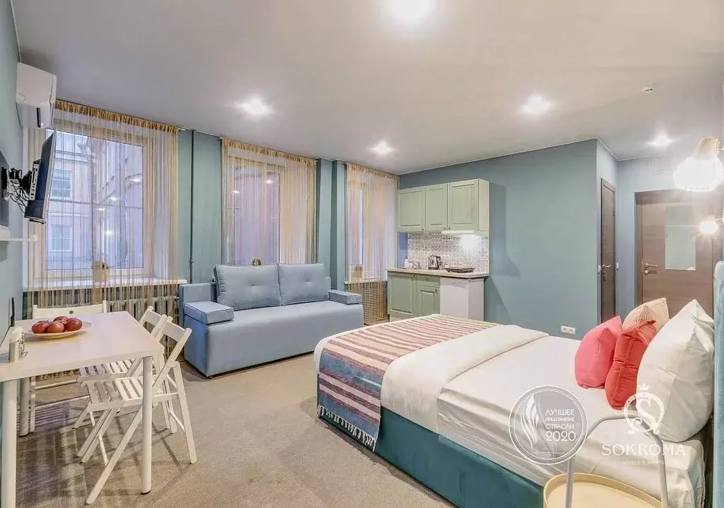 Комната Санкт-Петербург Средняя Подьяческая ул., 4 (20.0 м) - Фото 1