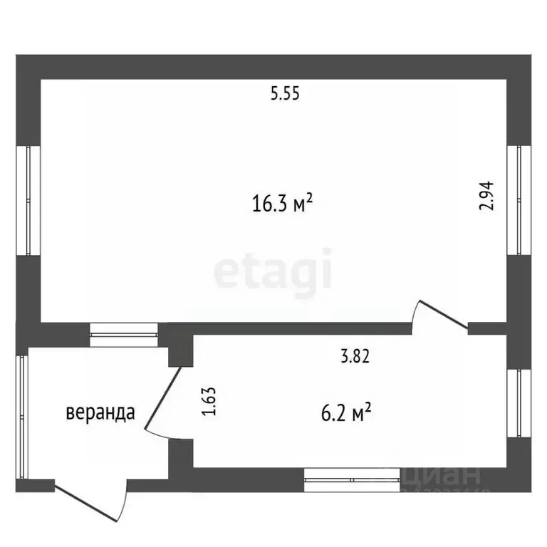 Дом в Тюменская область, Тюмень Топаз СНТ, ул. Полевая (23 м) - Фото 2