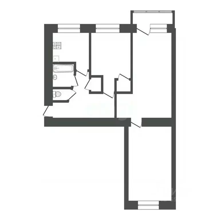 3-к кв. Тульская область, Тула пос. Менделеевский, ул. Ленина, 20 ... - Фото 2