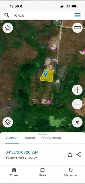 Участок в Саратовская область, с. Еремеевка ул. Заречная (9.5 сот.) - Фото 1