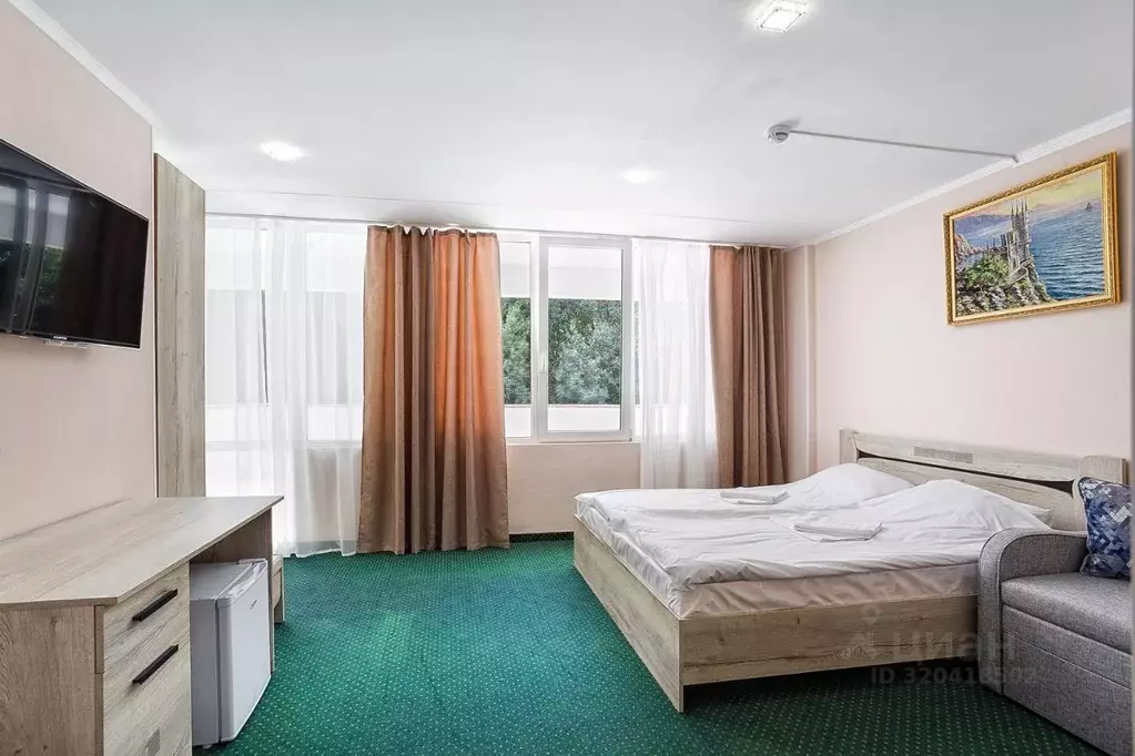 Комната Крым, Ялта муниципальный округ, Гурзуф пгт ул. Афанасия ... - Фото 1