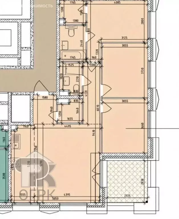 4-комнатная квартира: Москва, ЖК Эра, 3 (86.9 м) - Фото 1