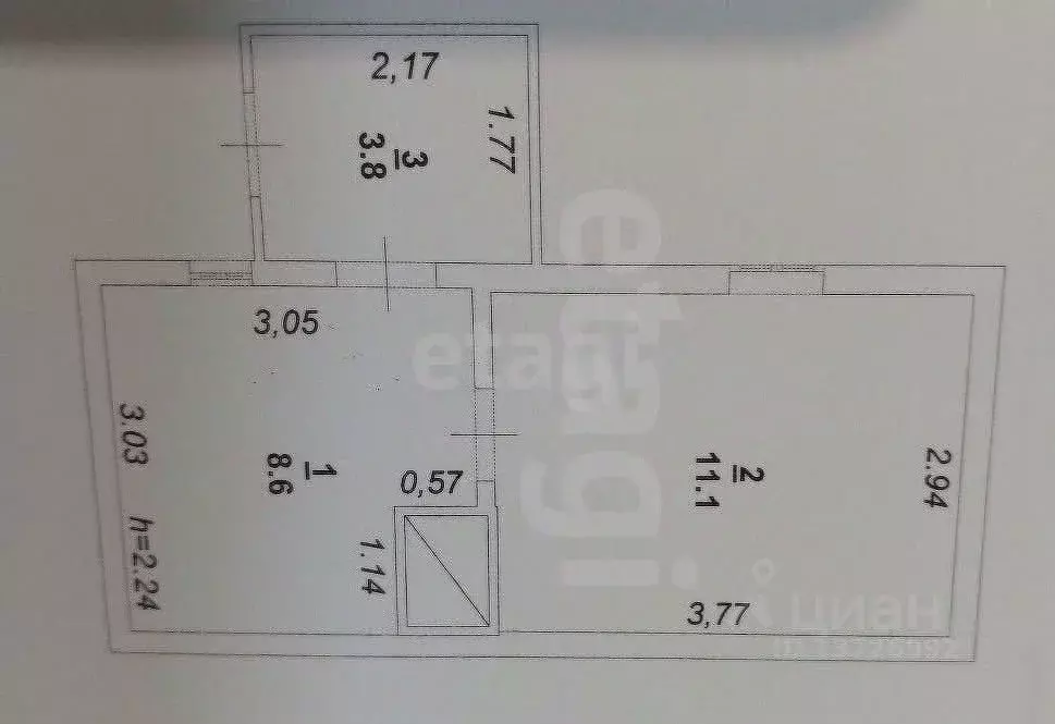 Дом в Саратовская область, Энгельс Трудовая ул., 19 (24 м) - Фото 2
