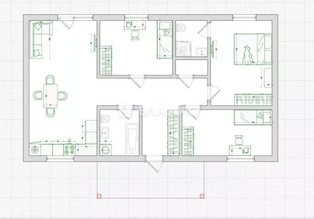 Дом в Калининградская область, Зеленоградский муниципальный округ, ... - Фото 2