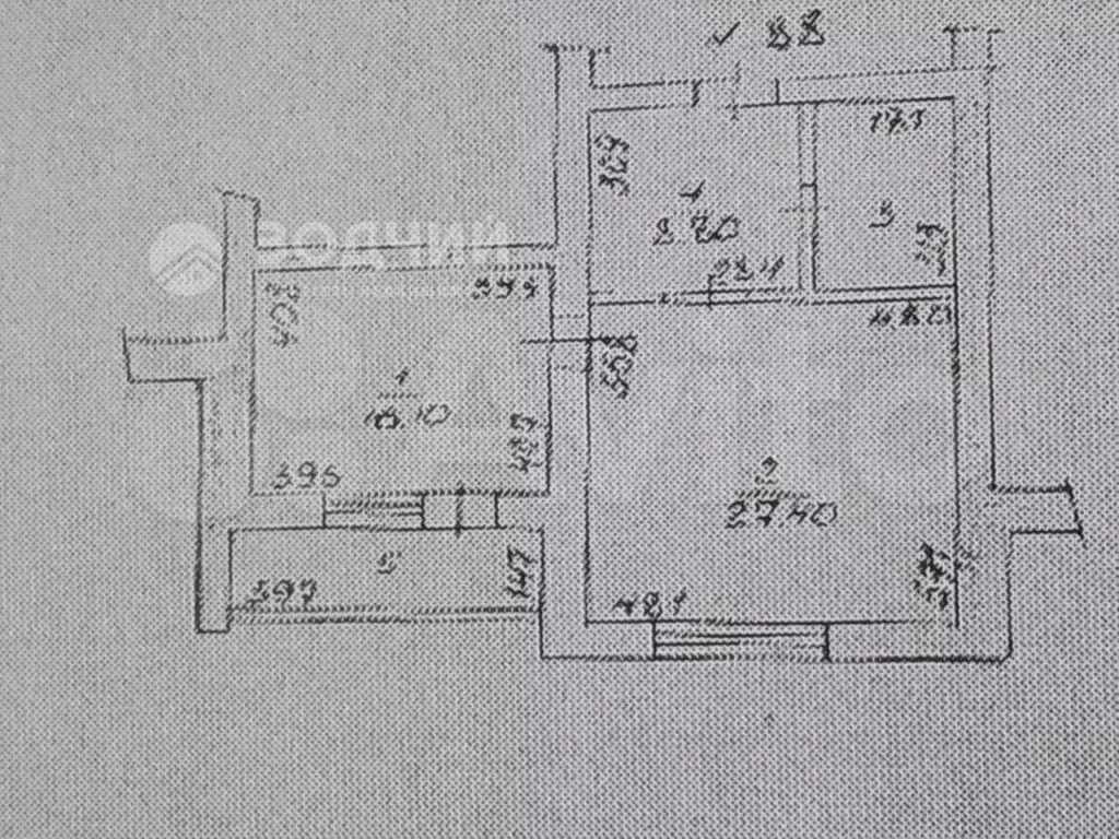 1-к. квартира, 60 м, 2/6 эт. - Фото 0