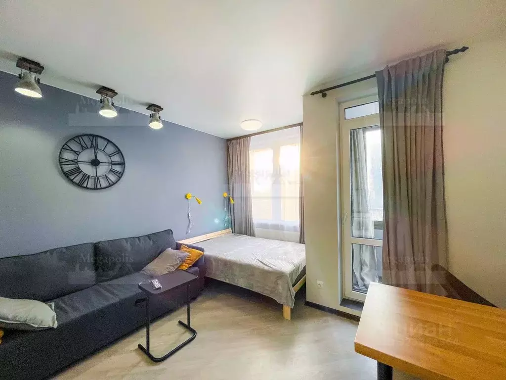 Студия Санкт-Петербург ул. Парфеновская, 7к1 (30.0 м) - Фото 2