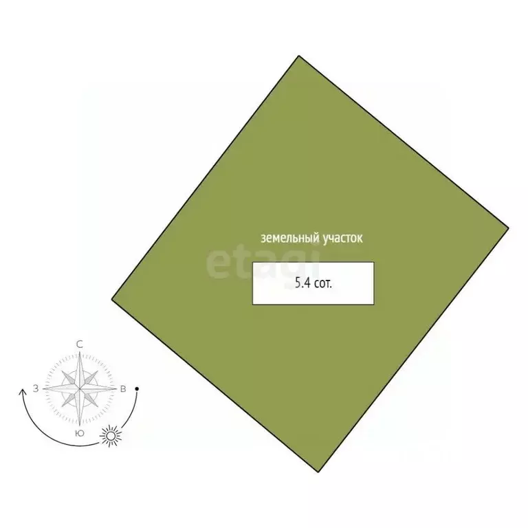 Участок в Брянская область, Жирятинское с/пос, д. Старое Каплино  (5.4 ... - Фото 2