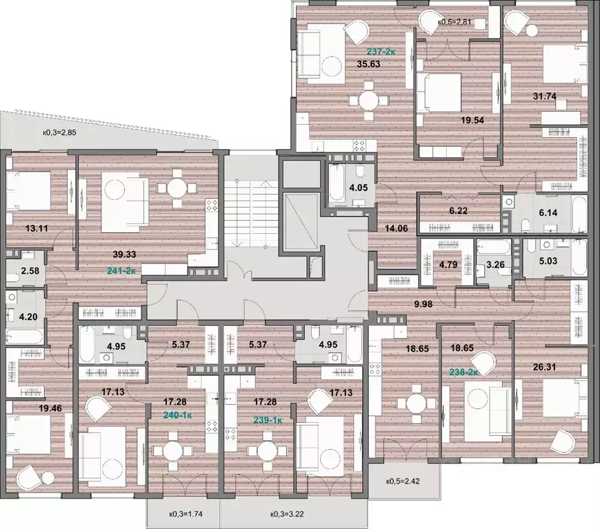 2-к кв. Калининградская область, Зеленоградск ул. Гагарина (89.09 м) - Фото 2