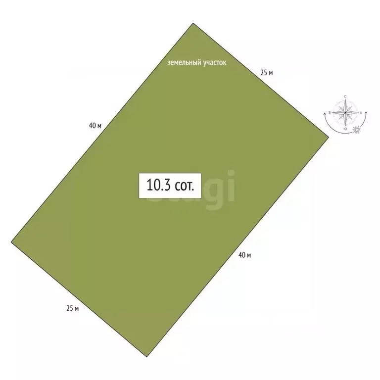 Участок в Алтай, Чемальский район, с. Чепош ул. Молодежная, 21 (10.3 ... - Фото 2