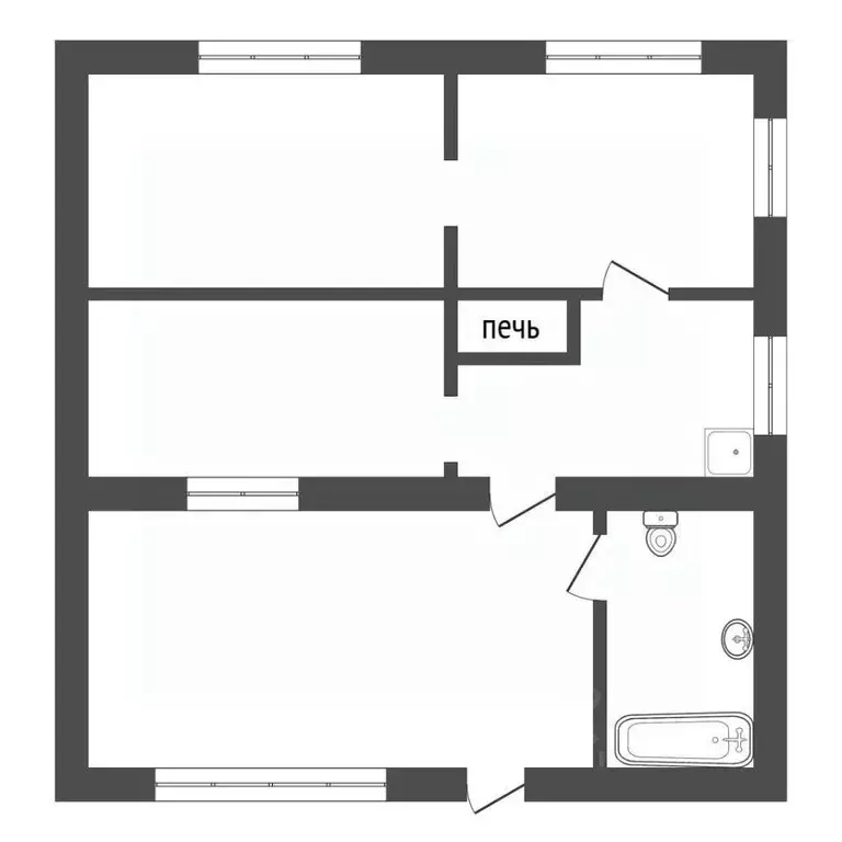Дом в Красноярский край, Емельяновский муниципальный округ, с. Шуваево ... - Фото 1