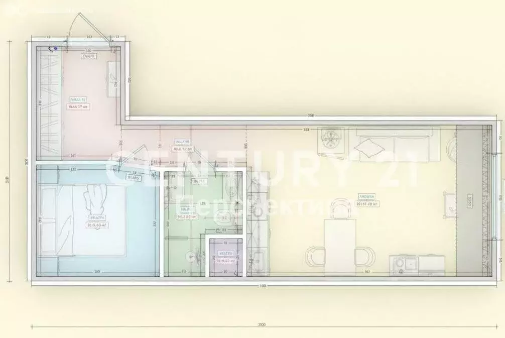 2-комнатная квартира: Лыткарино, 6-й микрорайон, 15В (36 м) - Фото 1