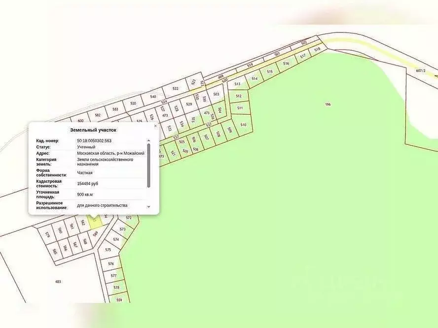 Участок в Московская область, Можайск Б мкр,  (9.0 сот.) - Фото 2
