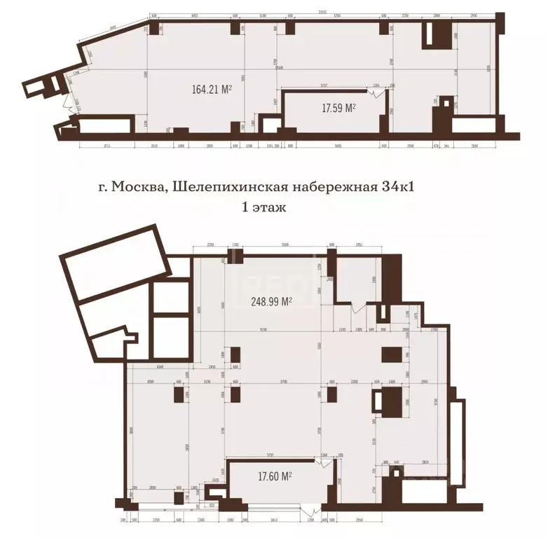 Помещение свободного назначения в Москва Шелепихинская наб., 34к1зд4 ... - Фото 2