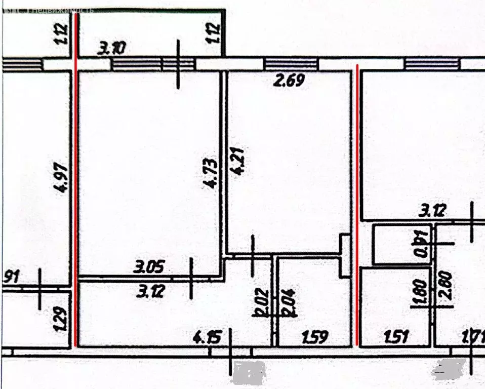 1-комнатная квартира: деревня Гостилицы, Центральная улица, 15 (35.5 ... - Фото 2