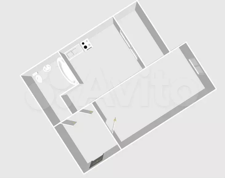 1-к. квартира, 39 м, 14/15 эт. - Фото 1