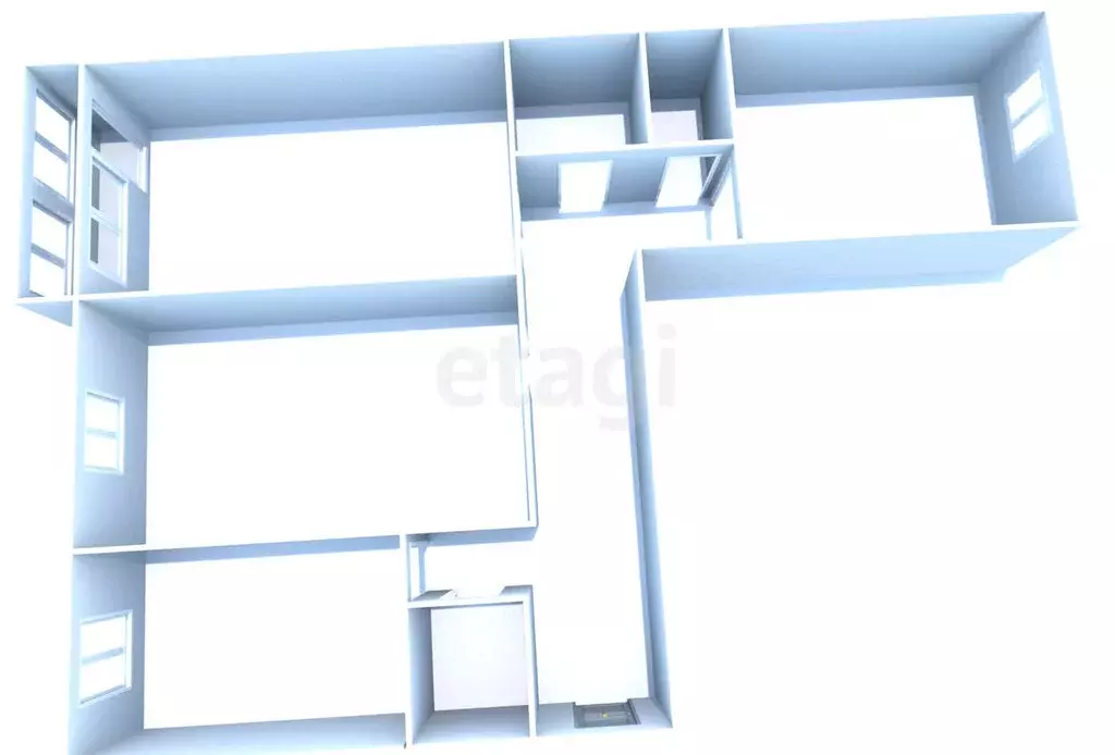 3-комнатная квартира: Южно-Сахалинск, Загородная улица, 2к3 (84 м) - Фото 1