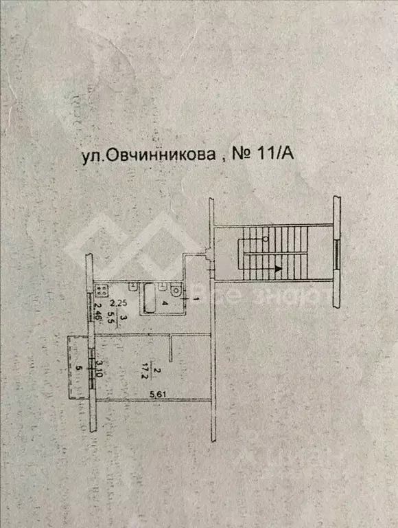 1-к кв. Челябинская область, Челябинск ул. Овчинникова, 11а (32.0 м) - Фото 1