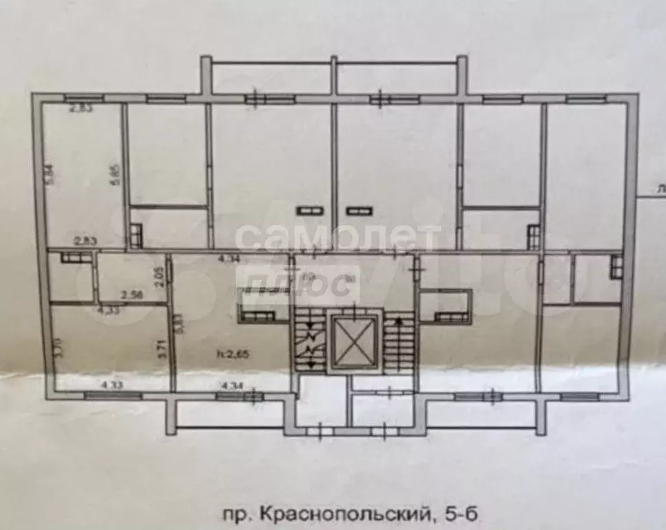 2-к. квартира, 64 м, 1/10 эт. - Фото 0