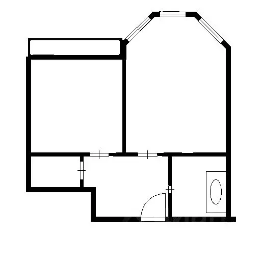 1-к кв. Новосибирская область, Новосибирск Народная ул., 52 (44.9 м) - Фото 2