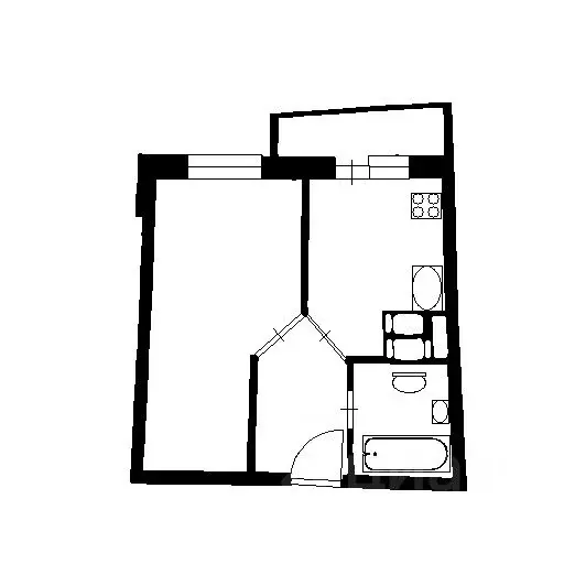 1-к кв. Санкт-Петербург пос. Шушары, ул. Вишерская, 3к2 (31.9 м) - Фото 2