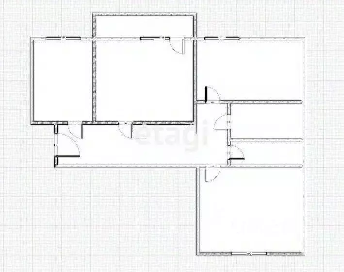 5-к кв. Татарстан, Казань ул. Кулахметова, 25к2 (88.0 м) - Фото 1