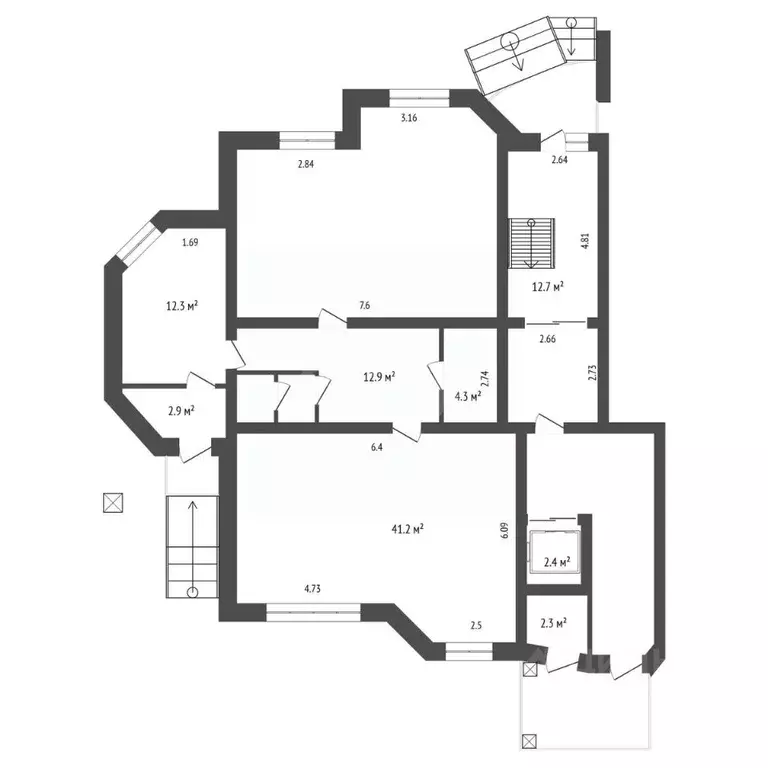 Помещение свободного назначения в Тюменская область, Тюмень ул. ... - Фото 2