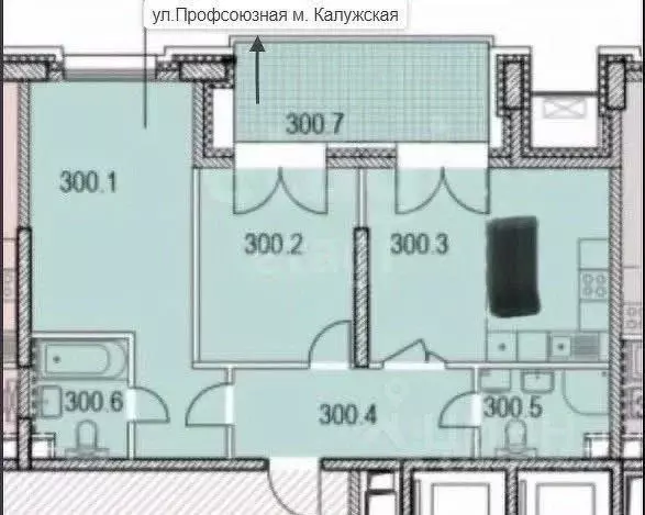 3-к кв. Москва ул. Архитектора Власова, 71к2 (65.9 м) - Фото 0