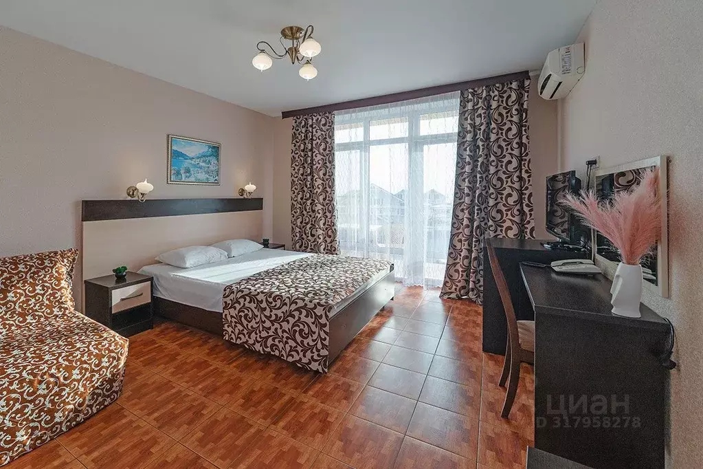 Комната Краснодарский край, Анапа проезд Джеметинский, 7 (23.0 м) - Фото 0