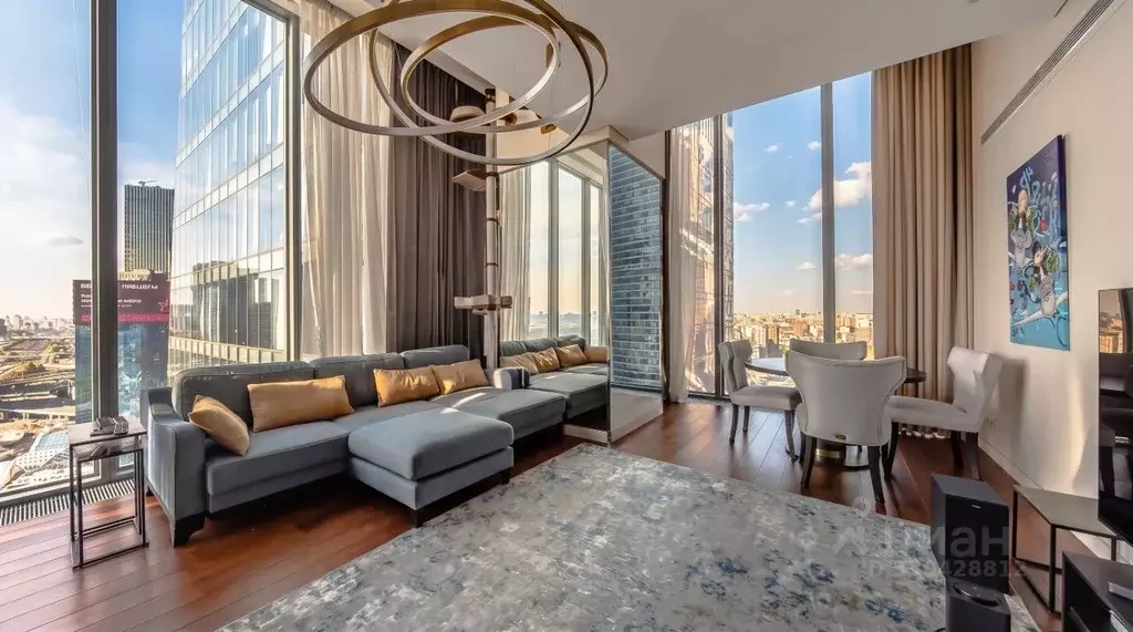 2-к кв. Москва 1-й Красногвардейский проезд, 21с2 (100.0 м) - Фото 1
