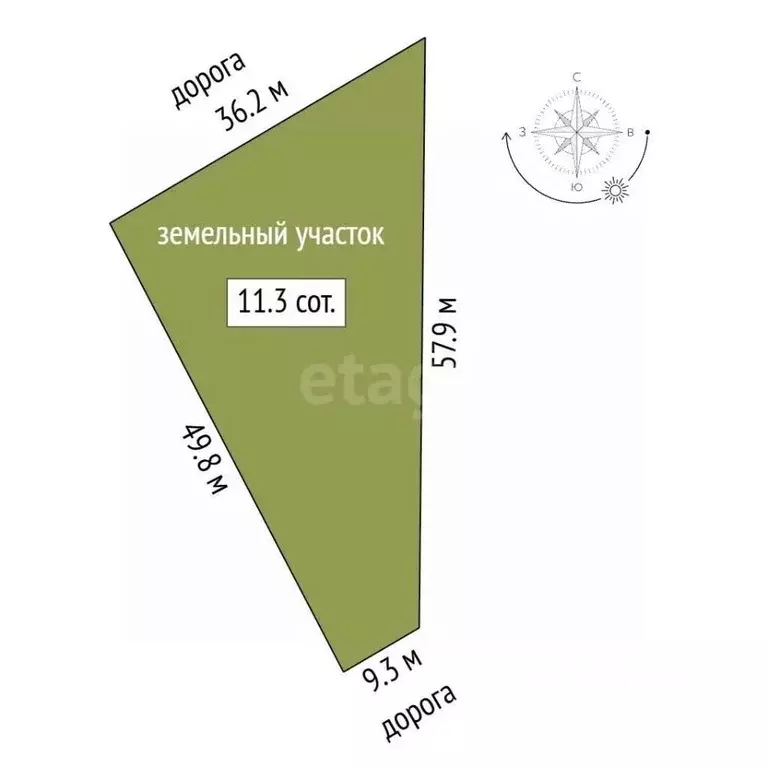 Участок в Крым, Феодосия муниципальный округ, Буревестник дп ул. ... - Фото 2