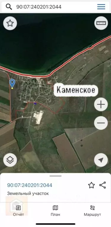 Участок в Крым, Ленинский район, Семисотское с/пос, с. Каменское  (6.0 ... - Фото 1