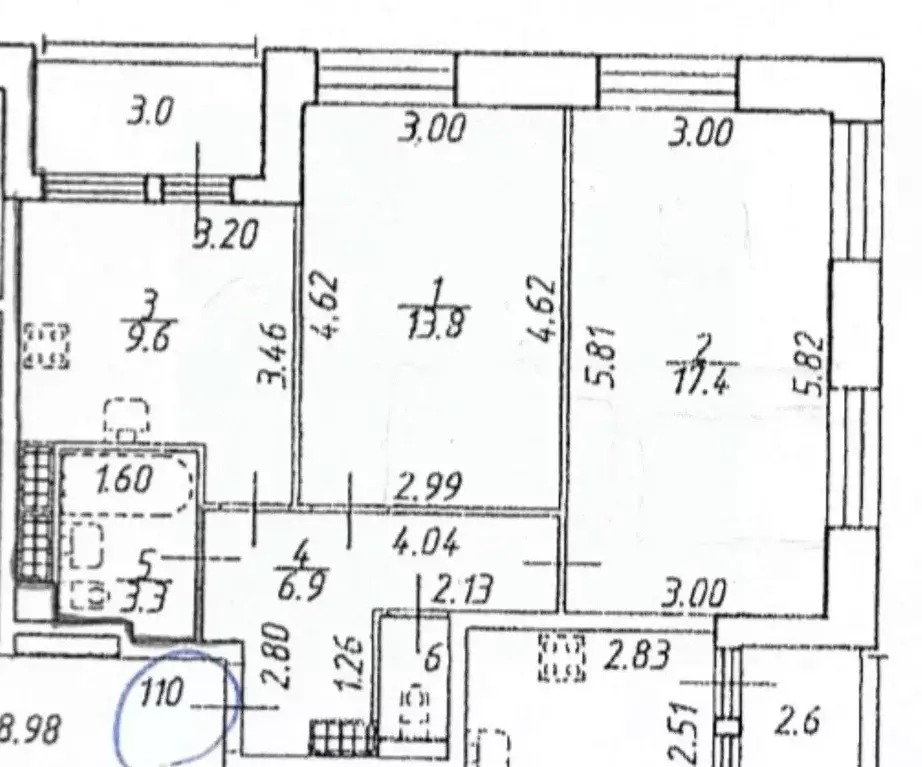 2-к кв. Санкт-Петербург Земледельческая ул., 3 (52.46 м) - Фото 2