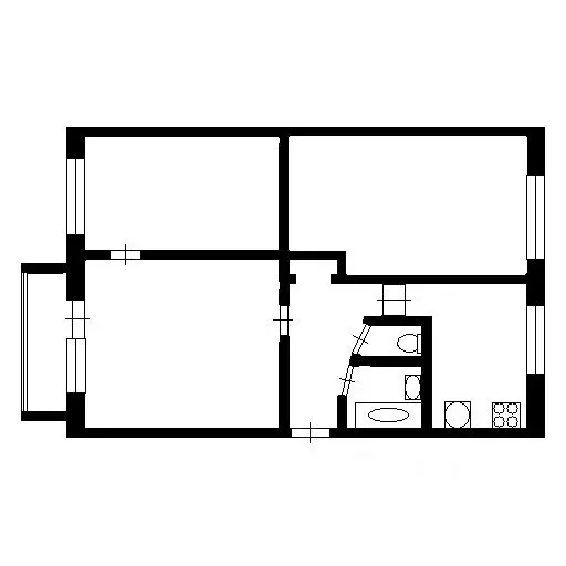 3-к кв. Башкортостан, Стерлитамак ул. Худайбердина, 97 (61.4 м) - Фото 2