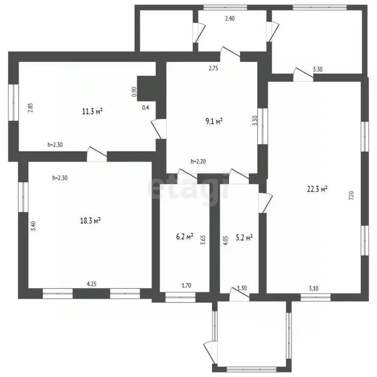 Дом в Мордовия, Рузаевский район, с. Левжа ул. Ленина, 68 (45 м) - Фото 1