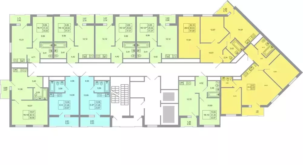 1-к кв. Ленинградская область, Всеволожский район, пос. Бугры Стороны ... - Фото 2