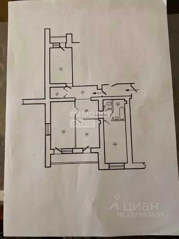 3-к кв. Приморский край, Владивосток ул. Карякинская, 29 (78.2 м) - Фото 2