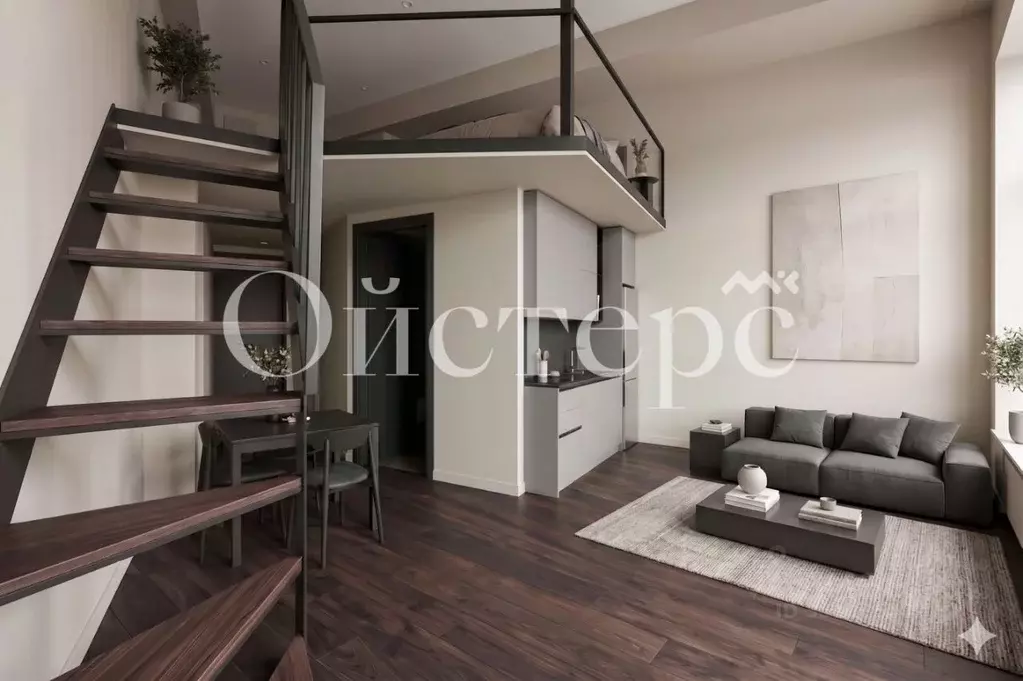 Студия Санкт-Петербург ул. Даля, 10Б (44.7 м) - Фото 1