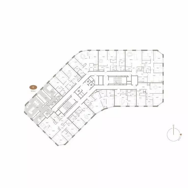 4-комнатная квартира: Москва, 1-й Можайский тупик, 8Ас15 (121.36 м) - Фото 2