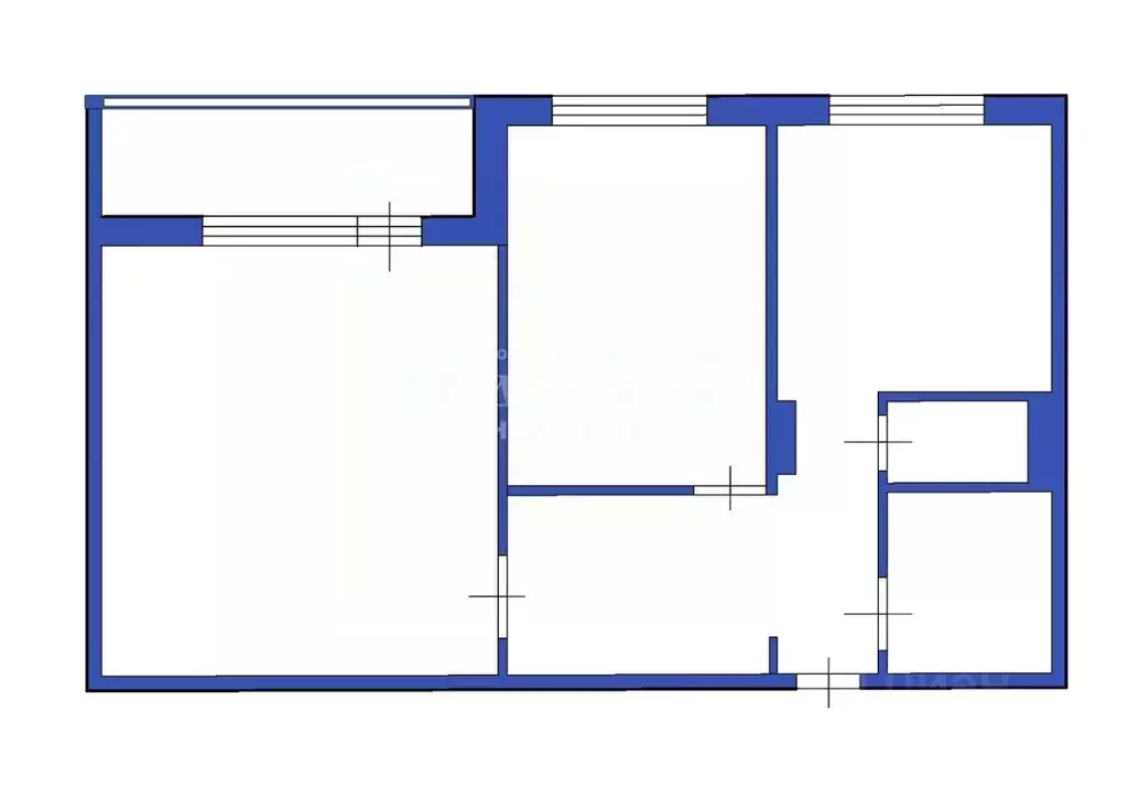 2-к кв. Кемеровская область, Кемерово Инициативная ул., 101А (44.0 м) - Фото 1