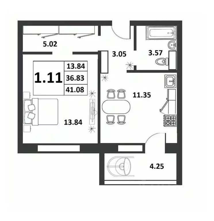 1-к кв. Новгородская область, Великий Новгород ул. Якова Павлова, 15 ... - Фото 1