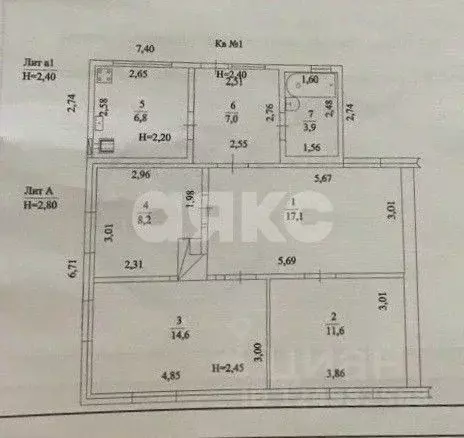 Таунхаус в Краснодарский край, Темрюк ул. Бувина (70 м) - Фото 1