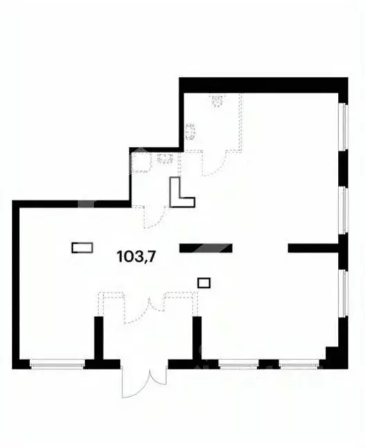Помещение свободного назначения в Москва Муравская ул., 38Бк2 (104 м) - Фото 2