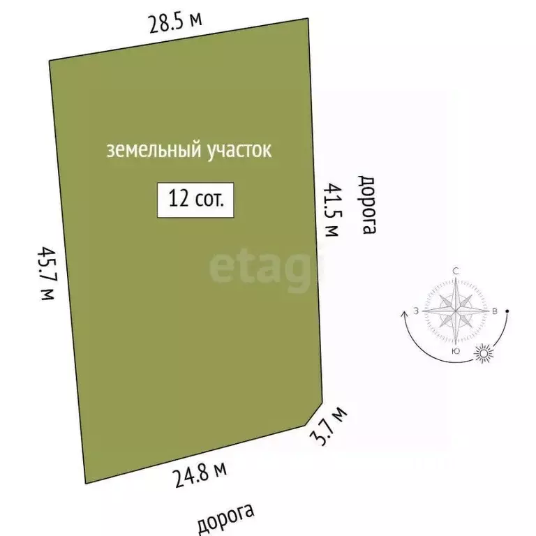 Участок в Тюменская область, Нижнетавдинский муниципальный округ, д. ... - Фото 2